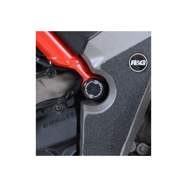 R&G Frame Plug for Ducati Multistrada V2(S) '22-, Ducati DesertX '22-, Ducati Multistrada 1200S '15-, Multistrada 950 '17- and Multistrada 1260, 1260S, 1260 D-AIR and 1260 Pikes Peak '18- models.